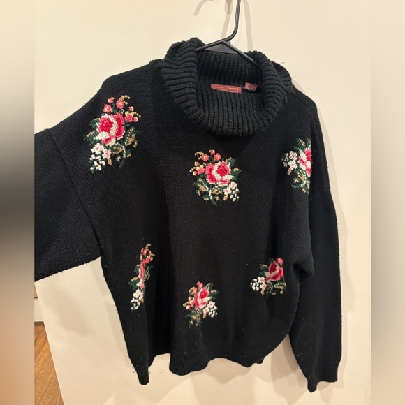 Vintage Worthington Patchwork Sweater - Picture 3 of 4